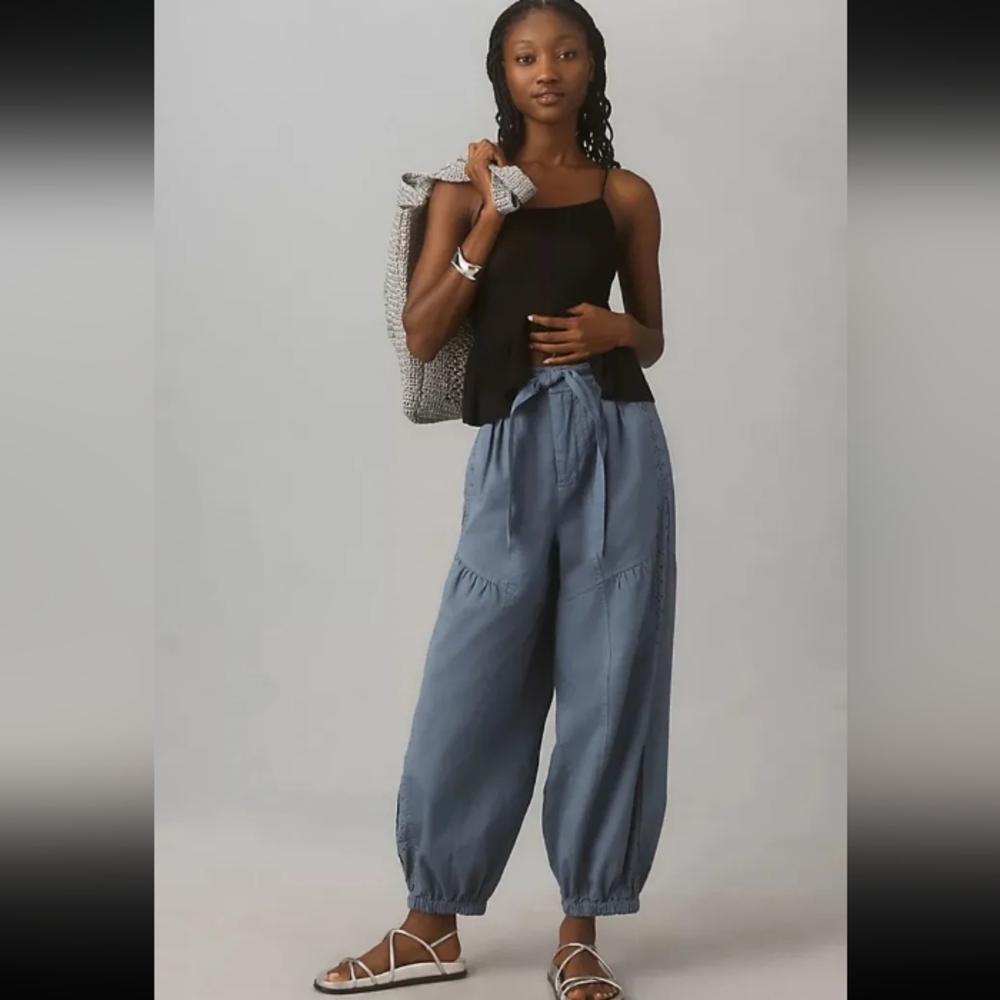 Anthropologie Denim Blue Joggers